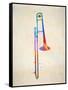 The Slid Trombone-Dan Sproul-Framed Stretched Canvas