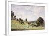 The Slope by the Railway in Sevres, 1879-Alfred Sisley-Framed Giclee Print