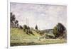 The Slope by the Railway in Sevres, 1879-Alfred Sisley-Framed Giclee Print