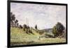 The Slope by the Railway in Sevres, 1879-Alfred Sisley-Framed Giclee Print