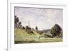 The Slope by the Railway in Sevres, 1879-Alfred Sisley-Framed Giclee Print