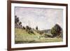 The Slope by the Railway in Sevres, 1879-Alfred Sisley-Framed Giclee Print