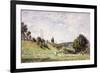 The Slope by the Railway in Sevres, 1879-Alfred Sisley-Framed Giclee Print