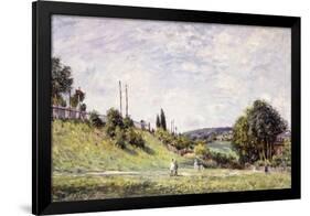 The Slope by the Railway in Sevres, 1879-Alfred Sisley-Framed Giclee Print