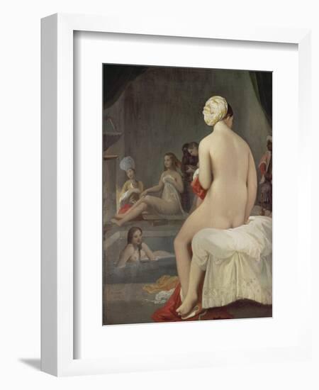 The Small Bather, 1828-Jean-Auguste-Dominique Ingres-Framed Giclee Print