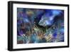 The  Small Blue Fish-RUNA-Framed Giclee Print