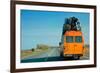 The Small Bus with Bags on a Roof-Krivosheev Vitaly-Framed Photographic Print