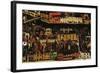 The Small City III, 1913-Egon Schiele-Framed Giclee Print