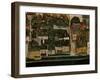 The Small City IV, (Krumau on the Moldau), 1914-Egon Schiele-Framed Giclee Print