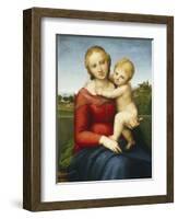 The Small Cowper Madonna, C.1505-Raphael-Framed Giclee Print