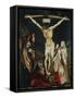 The Small Crucifix-Matthias Grünewald-Framed Stretched Canvas