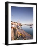 The Small Fishing Port of Saint Vaast La Hougue, Cotentin Peninsula, Normandy, France, Europe-Julian Elliott-Framed Photographic Print