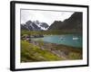 The Small Harbour of Koppangen at Lyngen Peninsula, Troms County, Norway, Scandinavia, Europe-Carlo Morucchio-Framed Photographic Print