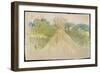 The Small Haystack, 1882 (Pastel on Paper)-Berthe Morisot-Framed Giclee Print