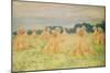 The Small Haystacks, 1887-Claude Monet-Mounted Giclee Print