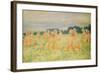 The Small Haystacks, 1887-Claude Monet-Framed Giclee Print
