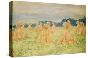 The Small Haystacks, 1887-Claude Monet-Stretched Canvas