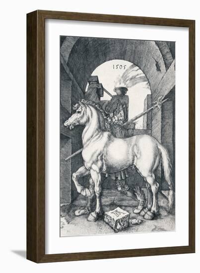 The Small Horse, 1505-Albrecht Dürer-Framed Giclee Print