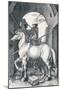 The Small Horse, 1505-Albrecht Dürer-Mounted Premium Giclee Print
