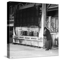 The Small Ingot Furnace, Park Gate Iron and Steel Co, Rotherham, South Yorkshire, 1964-Michael Walters-Stretched Canvas