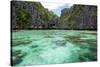 The Small Lagoon Entrance in the Miniloc Island, El Nido, Philippines-smithore-Stretched Canvas