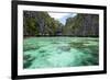 The Small Lagoon Entrance in the Miniloc Island, El Nido, Philippines-smithore-Framed Photographic Print