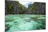 The Small Lagoon Entrance in the Miniloc Island, El Nido, Philippines-smithore-Mounted Photographic Print