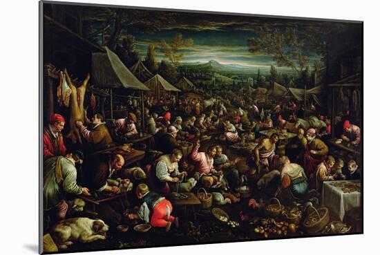 The Small Market-Leandro Da Ponte Bassano-Mounted Giclee Print