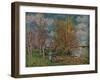 'The Small Meadows in Spring', c1880-1-Alfred Sisley-Framed Giclee Print