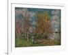 'The Small Meadows in Spring', c1880-1-Alfred Sisley-Framed Premium Giclee Print