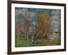 'The Small Meadows in Spring', c1880-1-Alfred Sisley-Framed Premium Giclee Print