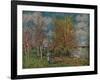 'The Small Meadows in Spring', c1880-1-Alfred Sisley-Framed Premium Giclee Print