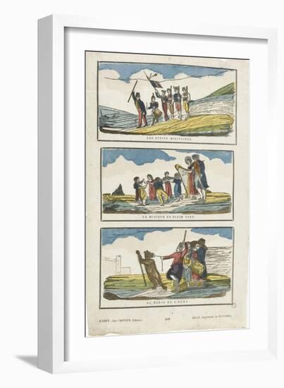 The Small Military Music in the Wind, the Bear Dance-null-Framed Giclee Print