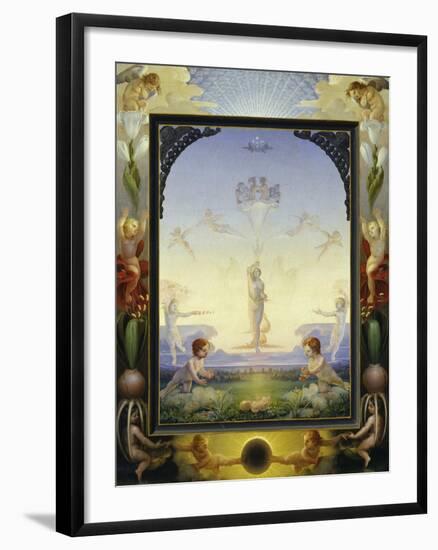 The Small Morning-Philipp Otto Runge-Framed Giclee Print