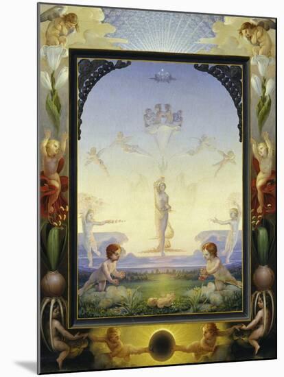 The Small Morning-Philipp Otto Runge-Mounted Giclee Print