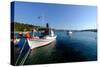 The Small Port and Beach of Posidonio, Samos Island, North Aegean Islands, Greek Islands, Greece-Carlo Morucchio-Stretched Canvas