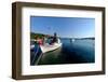 The Small Port and Beach of Posidonio, Samos Island, North Aegean Islands, Greek Islands, Greece-Carlo Morucchio-Framed Photographic Print