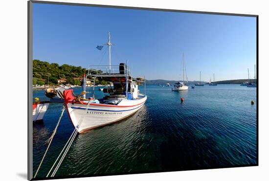 The Small Port and Beach of Posidonio, Samos Island, North Aegean Islands, Greek Islands, Greece-Carlo Morucchio-Mounted Photographic Print