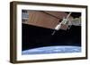 The Small Satellite Orbital Deployer in the Grasp of a Robotic Arm-null-Framed Photographic Print