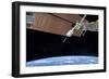 The Small Satellite Orbital Deployer in the Grasp of a Robotic Arm-null-Framed Photographic Print