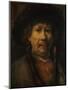 The Small Self-Portrait, circa 1657-Rembrandt van Rijn-Mounted Giclee Print