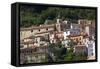 The Small Town of Maratea, on the Tyrrhenian Sea, Basilicata, Italy, Europe-Olivier Goujon-Framed Stretched Canvas