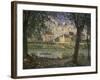 The Small Town of Villeneuve-La-Garenne at the Seine River, 1872-Alfred Sisley-Framed Giclee Print