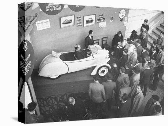 The Smallest Car at the Paris Auto Show, the Reyonnah-Gordon Parks-Stretched Canvas