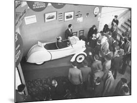 The Smallest Car at the Paris Auto Show, the Reyonnah-Gordon Parks-Mounted Photographic Print