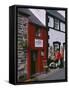 The Smallest House in Britain, on the Quayside at Conwy-Nigel Blythe-Framed Stretched Canvas