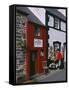 The Smallest House in Britain, on the Quayside at Conwy-Nigel Blythe-Framed Stretched Canvas