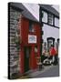 The Smallest House in Britain, on the Quayside at Conwy-Nigel Blythe-Stretched Canvas