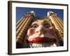 The Smiling Face Entrance to Luna Park at Lavendar Bay on Sydney North Shore, Australia-Andrew Watson-Framed Photographic Print