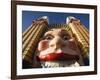 The Smiling Face Entrance to Luna Park at Lavendar Bay on Sydney North Shore, Australia-Andrew Watson-Framed Photographic Print